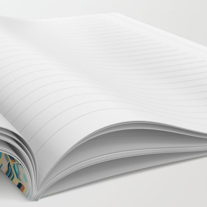 Mandala - Turquoise Boho Notebook Gallery Image 2