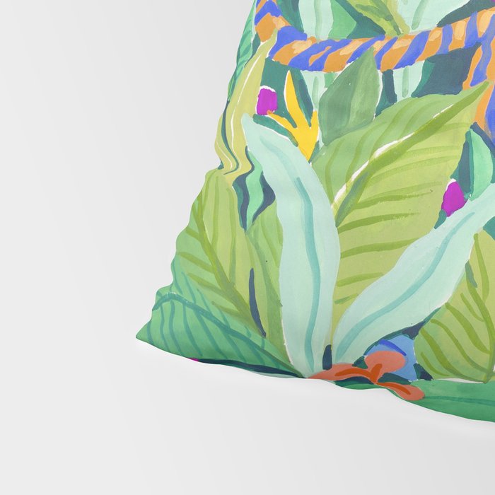 Colorful Jungle Pillow Sham Gallery Image 4