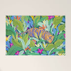 Colorful Jungle Welcome Mat Gallery Image 1