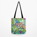Colorful Jungle Tote Bag Gallery Image 2