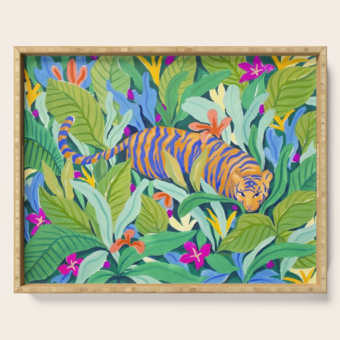 Colorful Jungle Serving Tray Gallery Image 1