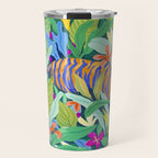 Colorful Jungle Travel Mug Gallery Image 1