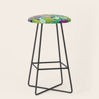 Colorful Jungle Stool Gallery Image 1