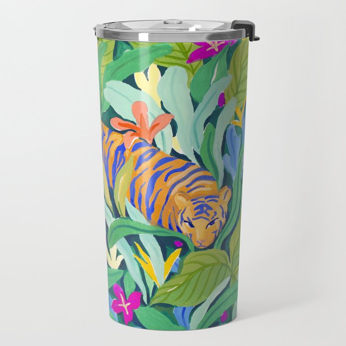 Colorful Jungle Travel Mug Gallery Image 2