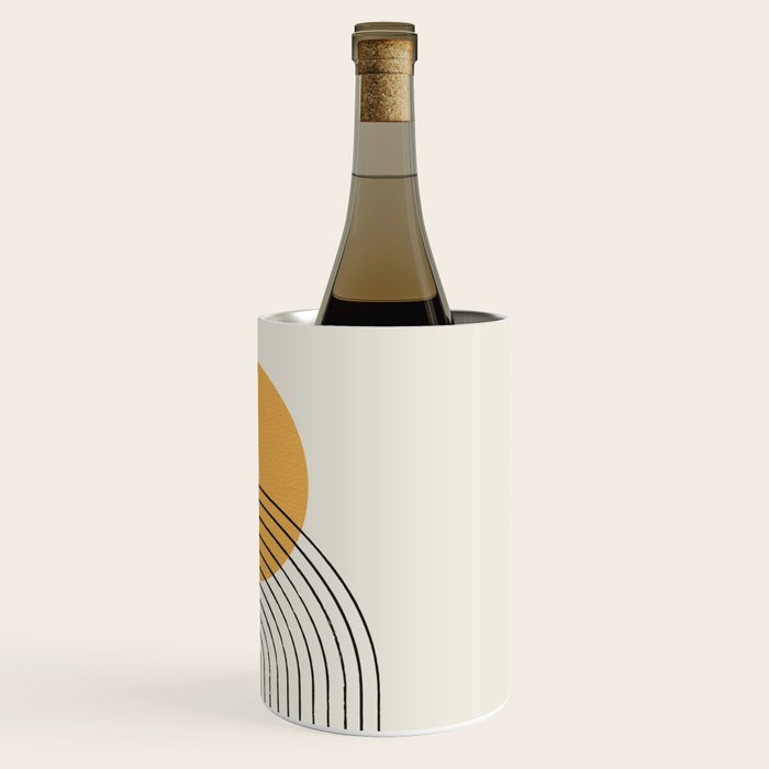 Gold Sun rainbow mountain Wine Chiller Gallery Image 3