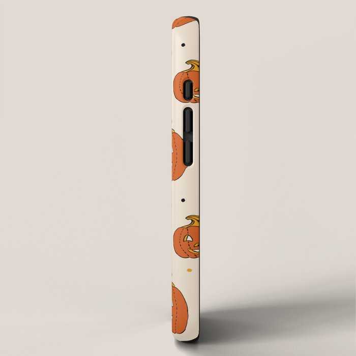 Happy Pumpkins - Beige iPhone Case Gallery Image 2
