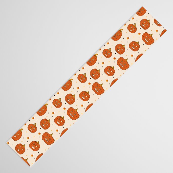 Happy Pumpkins - Beige Table Runner Gallery Image 3