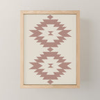 Southwestern Minimalism - Neutral Rose Beige Mini Art Print Gallery Image 1