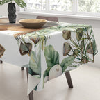 Cute Squirrel and Woodland, Watercolor Tablecloth Gallery Image 3
