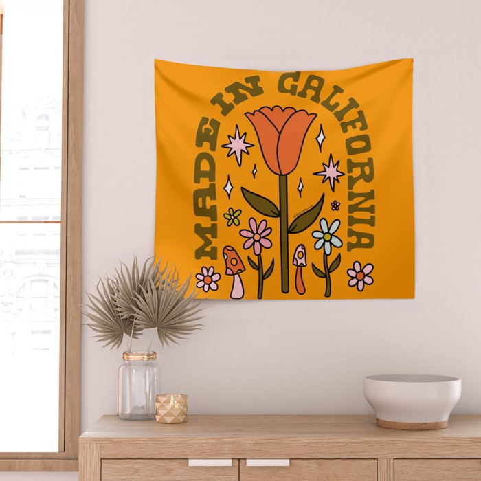 Made In California Wall Tapestry Gallery Image 2