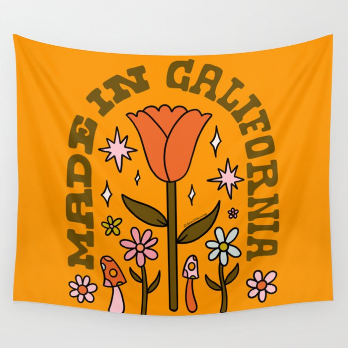 Made In California Wall Tapestry Gallery Image 4