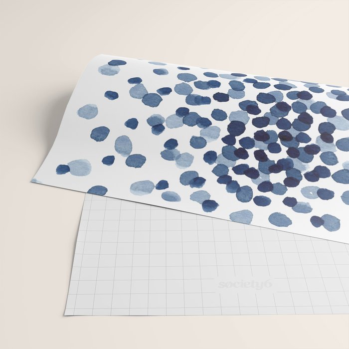 Explosion of Blue Confetti Wrapping Paper Gallery Image 2