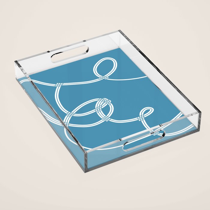 Im Blue Acrylic Tray Gallery Image 1