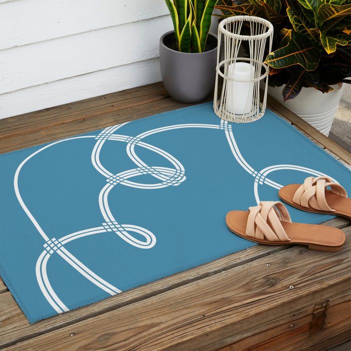 Im Blue Outdoor Rug Gallery Image 2