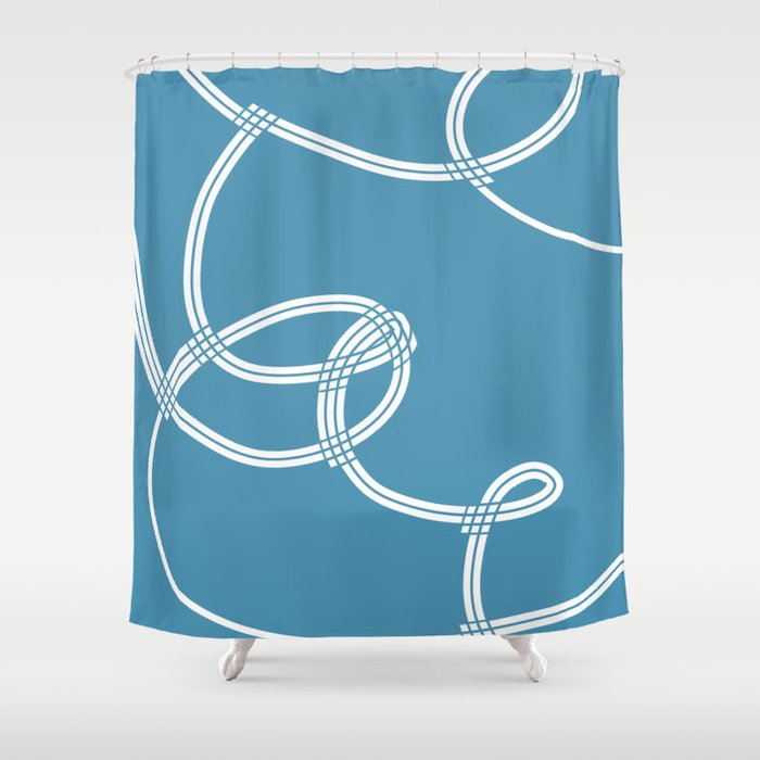 Im Blue Shower Curtain Gallery Image 1