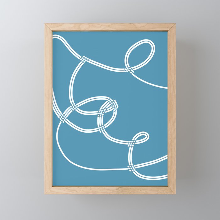 Im Blue Mini Art Print Gallery Image 1