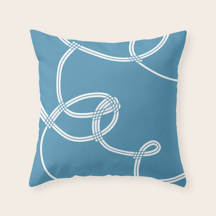 Im Blue Throw Pillow Gallery Image 6