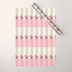 Soft Geometric Blush Pattern Wrapping Paper Gallery Image 1