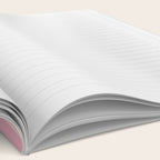 Soft Geometric Blush Pattern Notebook Gallery Image 2