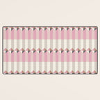 Soft Geometric Blush Pattern Desk Mat Gallery Image 3