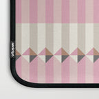 Soft Geometric Blush Pattern Laptop Sleeve Gallery Image 3