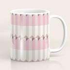 Soft Geometric Blush Pattern Coffee Mug Gallery Image 1