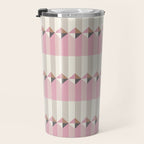 Soft Geometric Blush Pattern Travel Mug Gallery Image 3