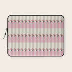 Soft Geometric Blush Pattern Laptop Sleeve Gallery Image 1