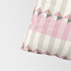 Soft Geometric Blush Pattern Pillow Sham Gallery Image 4