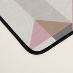 Soft Geometric Blush Pattern Desk Mat Gallery Image 4