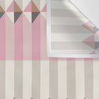 Soft Geometric Blush Pattern Wall Tapestry Gallery Image 3