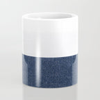 Nautical Blue & White Stripes Coffee Mug Gallery Image 4