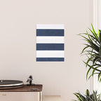 Nautical Blue & White Stripes Poster Gallery Image 2