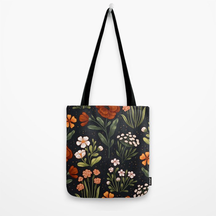 Wild Flowers ~ vol1.  vintage inspired botanical Tote Bag Gallery Image 2