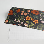 Wild Flowers ~ vol1.  vintage inspired botanical Wrapping Paper Gallery Image 2