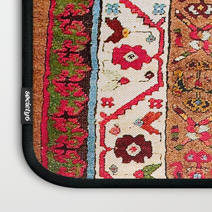 Garahgozloo Hamadan West Persian Long Rug Print Laptop Sleeve Gallery Image 3