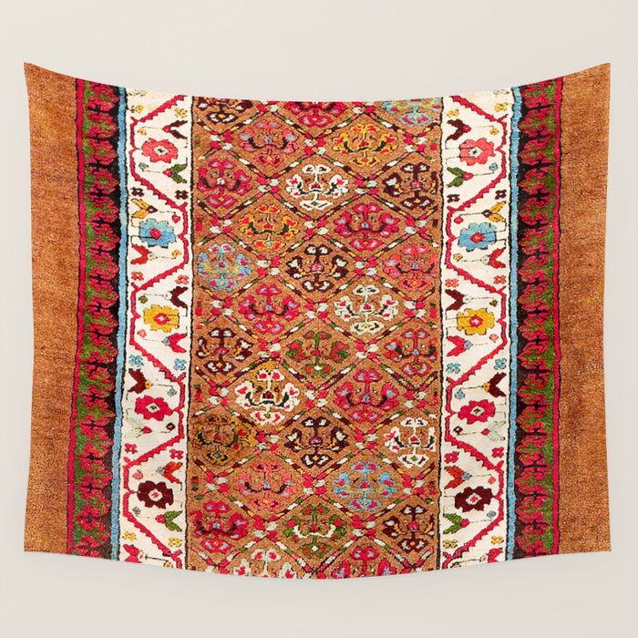 Garahgozloo Hamadan West Persian Long Rug Print Wall Tapestry Gallery Image 1
