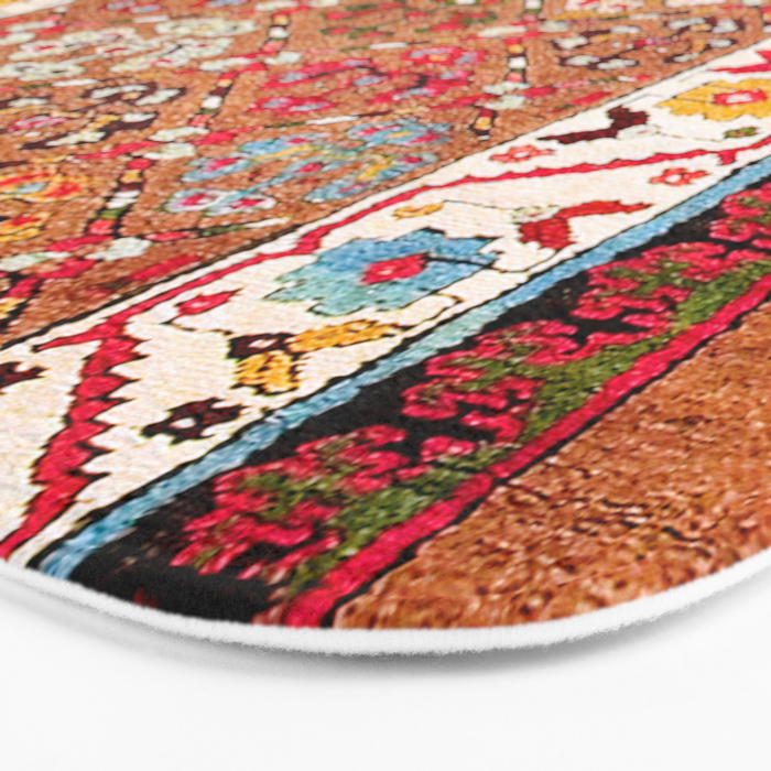 Garahgozloo Hamadan West Persian Long Rug Print Bath Mat Gallery Image 3