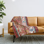 Garahgozloo Hamadan West Persian Long Rug Print Throw Blanket Gallery Image 1