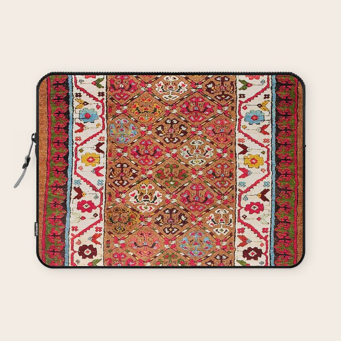 Garahgozloo Hamadan West Persian Long Rug Print Laptop Sleeve Gallery Image 1