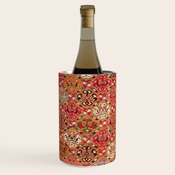 Garahgozloo Hamadan West Persian Long Rug Print Wine Chiller Gallery Image 1