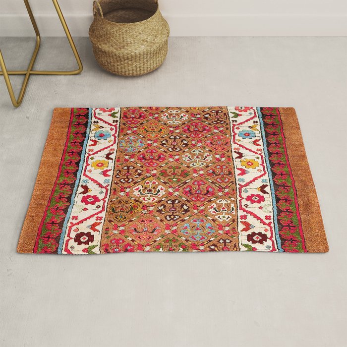 Garahgozloo Hamadan West Persian Long Rug Print Rug Gallery Image 1