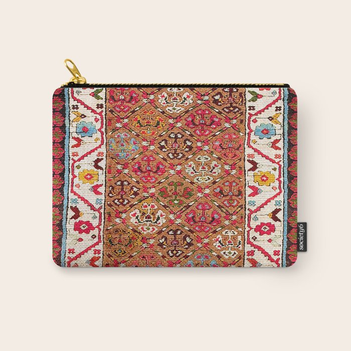 Garahgozloo Hamadan West Persian Long Rug Print Carry All Pouch Gallery Image 1