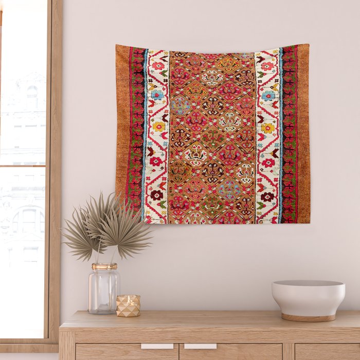 Garahgozloo Hamadan West Persian Long Rug Print Wall Tapestry Gallery Image 2