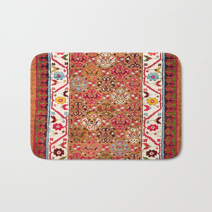 Garahgozloo Hamadan West Persian Long Rug Print Bath Mat Gallery Image 1