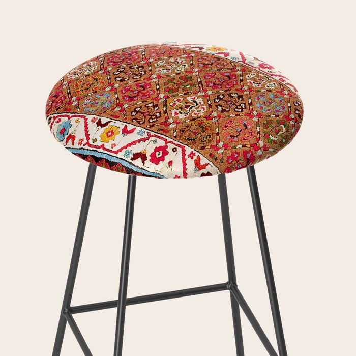 Garahgozloo Hamadan West Persian Long Rug Print Stool Gallery Image 2