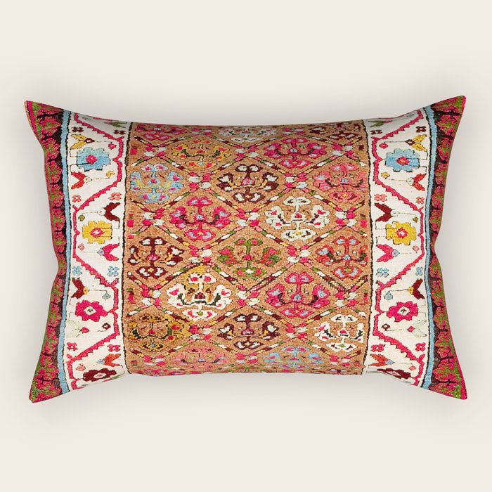 Garahgozloo Hamadan West Persian Long Rug Print Rectangular Pillow Gallery Image 2