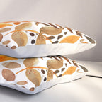 Autumn watercolor leaves Pillow Sham Gallery Image 3