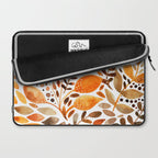Autumn watercolor leaves Laptop Sleeve Gallery Image 2
