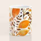 Autumn watercolor leaves Coffee Mug Gallery Image 4